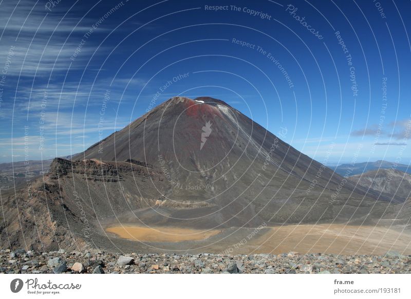 Mt Ngauruhoe aka Mount Doom Vacation & Travel Far-off places Freedom Mountain Elements Earth Beautiful weather Volcano Discover Happy Success Respect