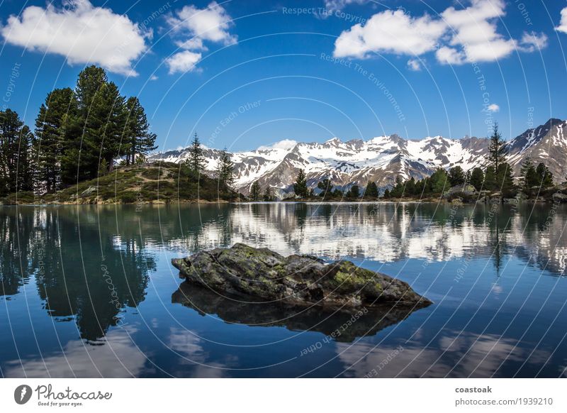 Berglisee near Mathon Nature Landscape Water Summer Alps Mountain Lake mountain lake mathon Ischgl Looking Dream Cold Blue Happy Joie de vivre (Vitality)