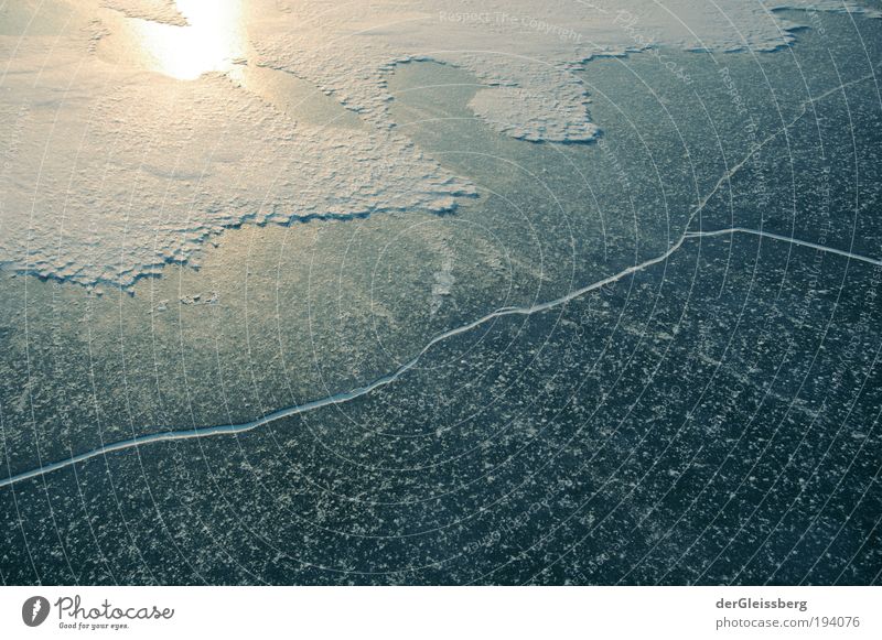 Let the sun in! Nature Water Sun Winter Ice Frost Lake River Bright Cold "blue Green Broken Snow Yellow reflection smooth Bearing Colour photo Exterior shot