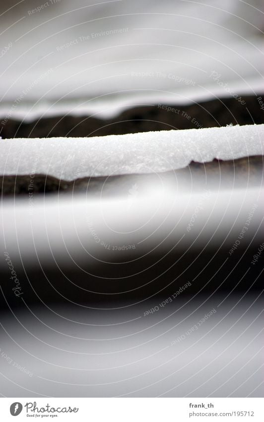 snowy steps Fishing (Angle) Trip Winter Snow Nature Passenger traffic Lanes & trails Line Stripe Looking Stand Moody Unwavering Fatigue Dangerous Safety Power