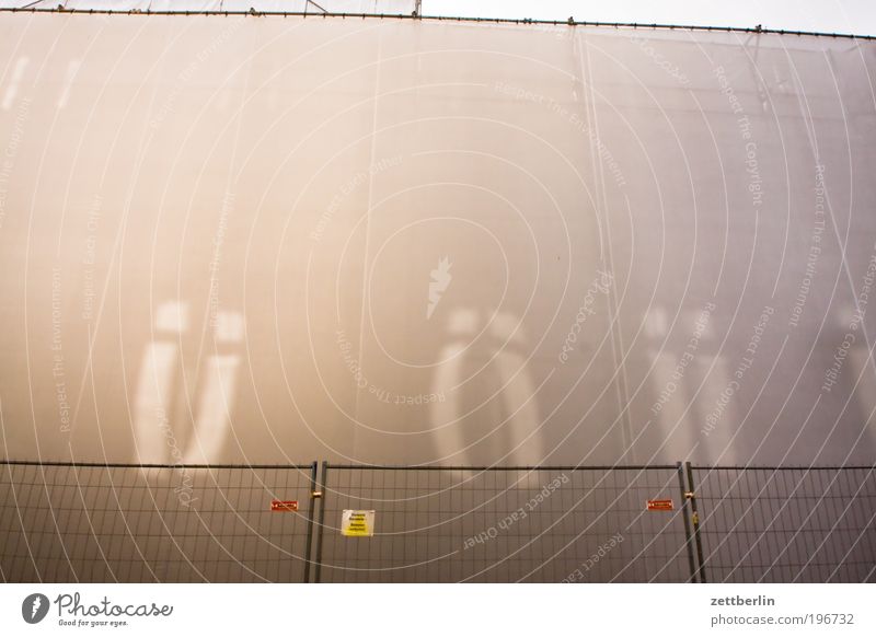 Crooked Lights Wall (building) Facade Window Window transom and mullion Fence Hoarding Construction site Lighting Lamp Illuminate Shadow