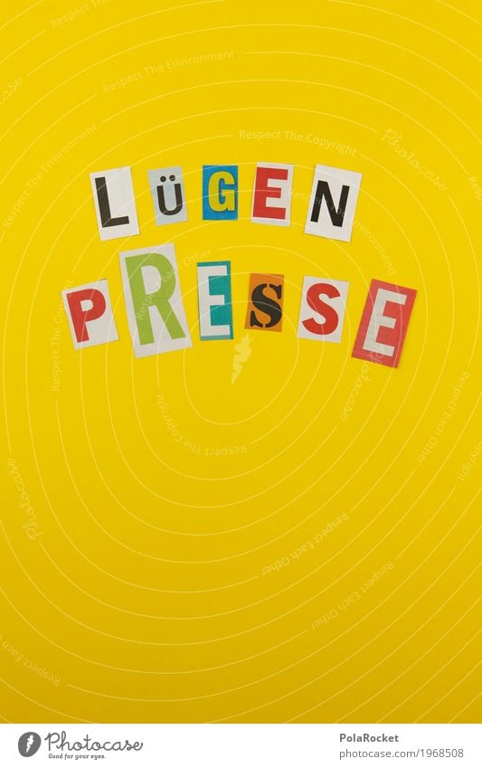 #AS# LIE PRESS Art Work of art Painting and drawing (object) Esthetic Lie (Untruth) Media Media industry Media designer Media hype Press Print media