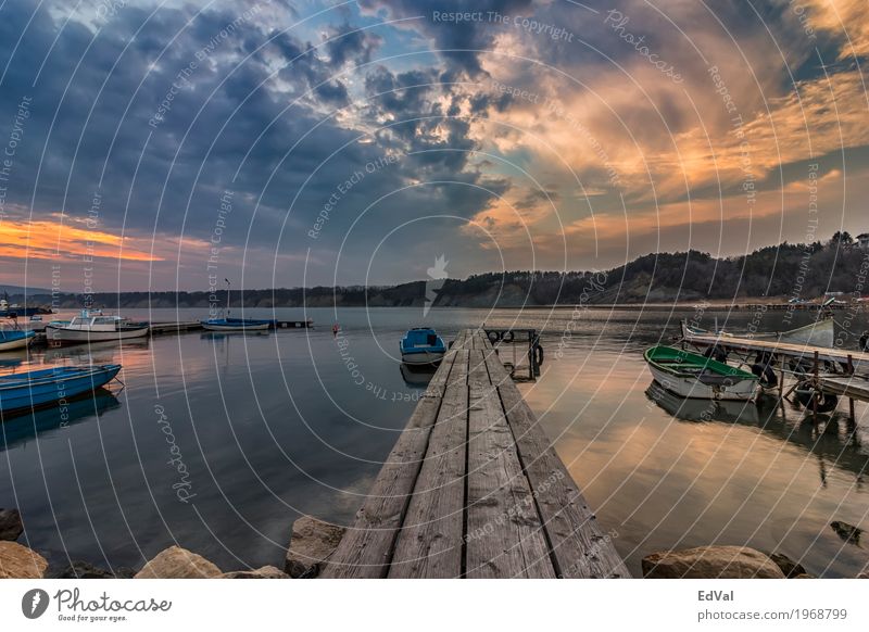 on pier Beautiful Calm Leisure and hobbies Vacation & Travel Beach Ocean Waves Workplace Nature Landscape Sand Sky Clouds Horizon Coast Lake Bridge Watercraft