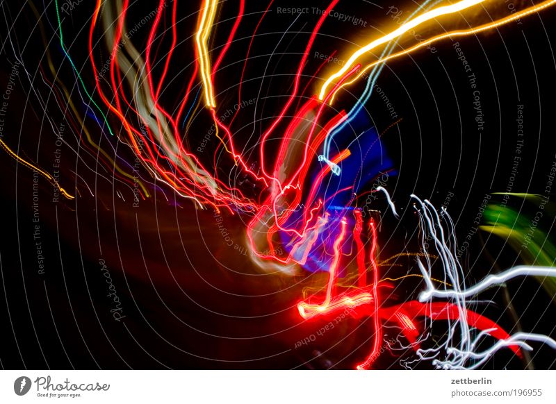 Rotate 2 Light Tracer path Chaos Multicoloured city lights Speed Rotation Swirl Impaired consciousness Floodlight Car headlights Stagger Constant light