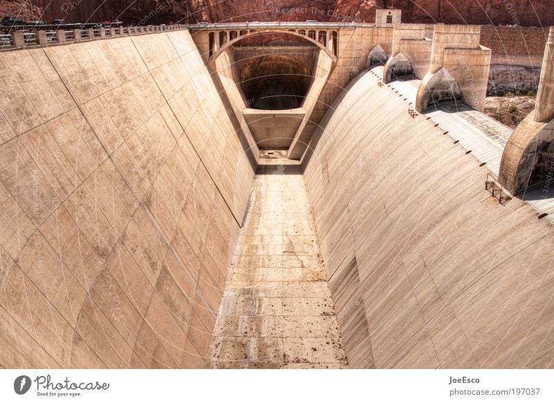 hoover dam II Tourism Sightseeing Industry Energy industry Technology Advancement Future Hydroelectric  power plant Tunnel Wall (barrier) Wall (building)