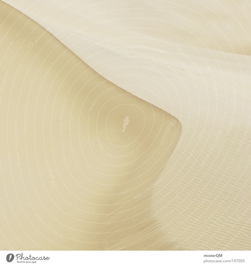 Desert Harmony. Environment Landscape Symmetry Sand Harmonious Contentment Peace Calm Land Feature Warmth Summer Loneliness Dune Wind Time Eternity Elegant