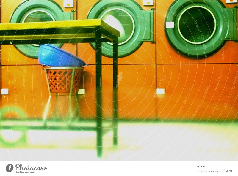 laundrette Laundry Laundromat Washer Table Seventies Clothing Photographic technology Services Washing Washing day