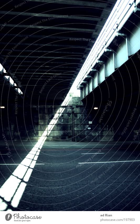 under the bridge London Outskirts Deserted Bridge Tunnel Manmade structures Architecture Wall (barrier) Wall (building) Transport Passenger traffic Road traffic