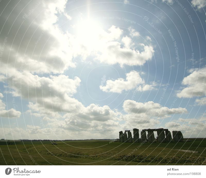 the stones Nature Landscape Sky Clouds Sun Sunlight Climate Park Meadow Field Ruin Tunnel Tower Gate Building Architecture Wall (barrier) Wall (building) Facade