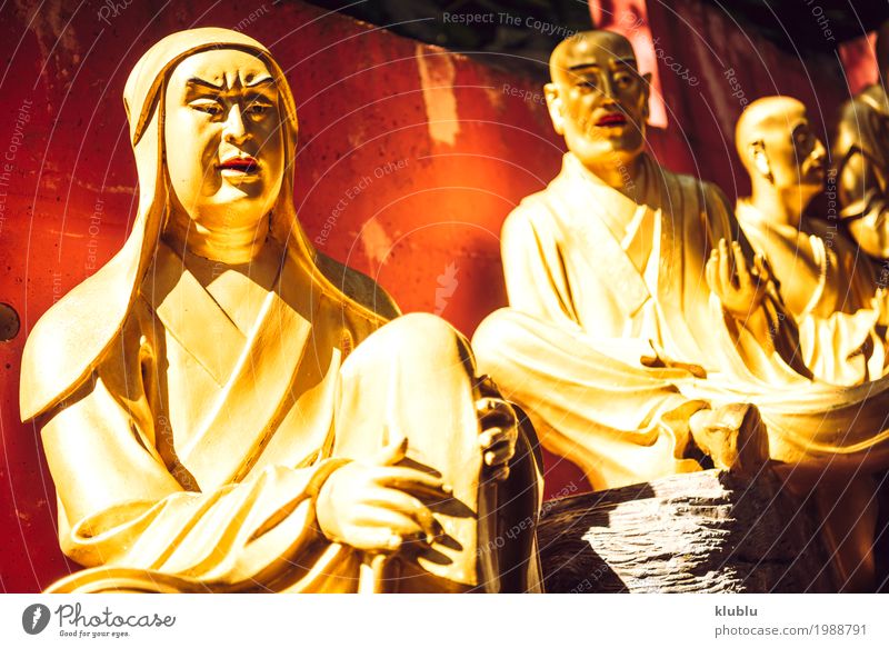 1000 Buddhas Temple in Hong Kong. Beautiful Face Vacation & Travel Tourism Decoration Art Culture Architecture Monument Street Lanes & trails Exceptional Bright