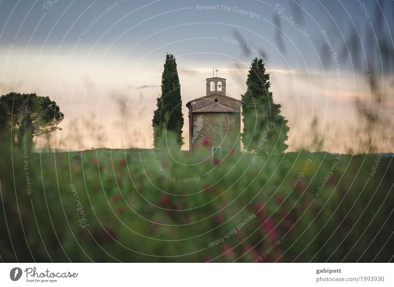 Vitaleta Chapel, Val d'Orcia, Tuscany, Italy Life Harmonious Well-being Contentment Senses Relaxation Calm Fragrance Vacation & Travel Tourism Trip