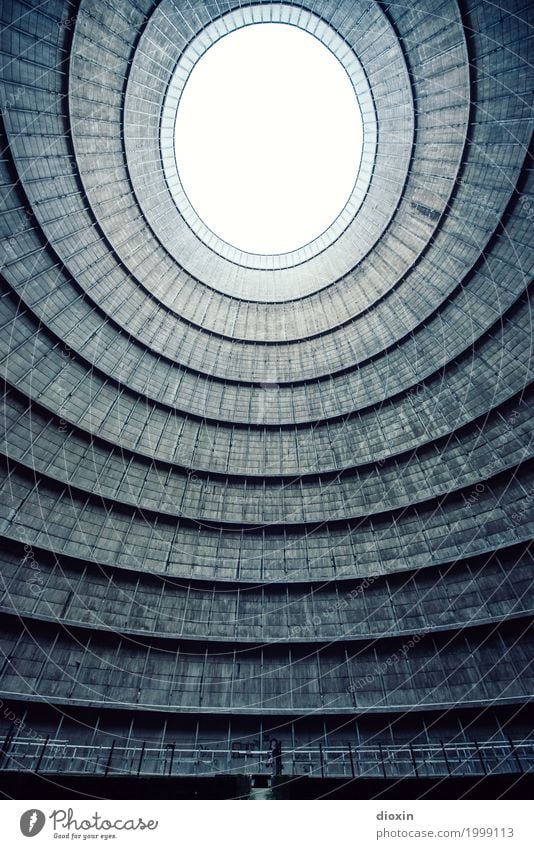 inside the cooling tower [3] Energy industry Nuclear Power Plant Coal power station Industry Deserted Industrial plant Factory Tower Manmade structures Building