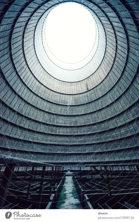 inside the cooling tower [6] Energy industry Nuclear Power Plant Coal power station Industry Deserted Industrial plant Factory Tower Manmade structures Building