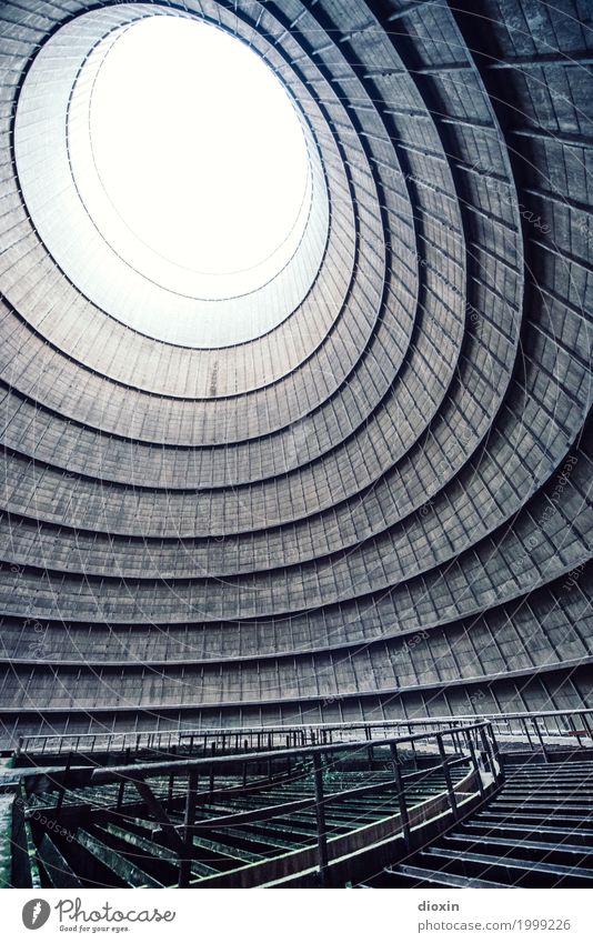 inside the cooling tower [9] Energy industry Nuclear Power Plant Coal power station Industry Deserted Tower Manmade structures Building Architecture