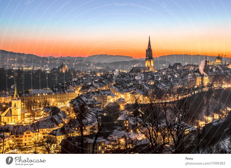 Berne Old Town, Long Exposure Canton Bern Switzerland Rose garden Building Downtown Swiss parliament Münster Capital city Old town Architecture Aare Chimney