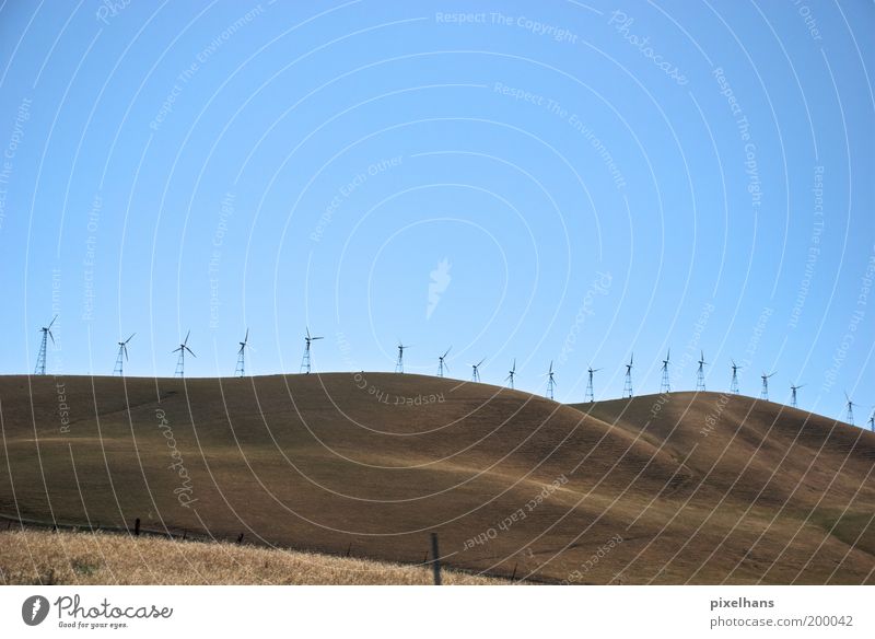 eco-pillars Far-off places Freedom Summer Nature Landscape Sand Sky Cloudless sky Climate change Beautiful weather Warmth Grass Field Hill Deserted