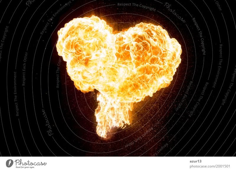 Burning love as a glowing beautiful heart of fire and flame Wellness Flirt Valentine's Day Mother's Day Wedding Energy industry Renewable energy Solar Power Art