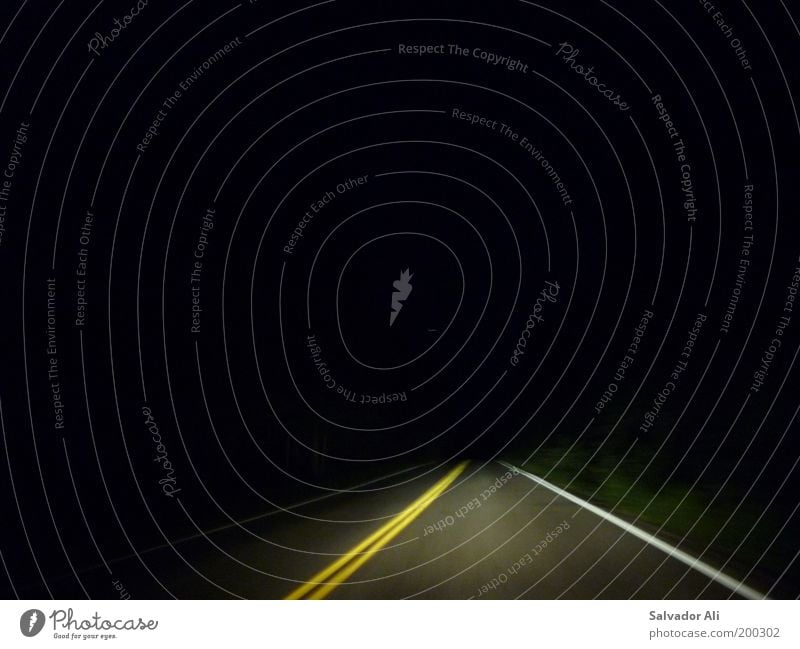 Uiuiui, somehow lynchy USA Montana Road traffic Motoring Street Country road Aberration nowhere Driving Threat Creepy Fear Fear of the future Surrealism Speed