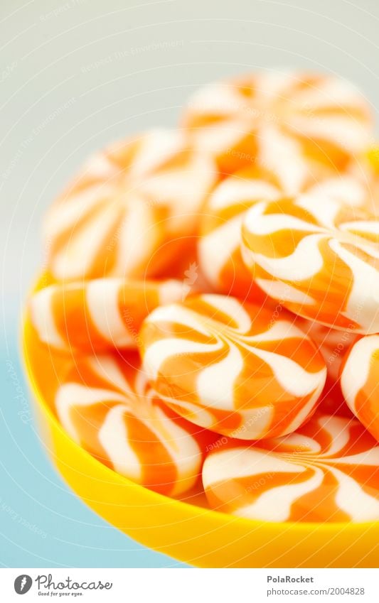 #A# sugar sweet Art Esthetic Sugar Candy Orange Many Unhealthy Delicious Rich in calories Calorie Colour photo Multicoloured Interior shot Studio shot Close-up