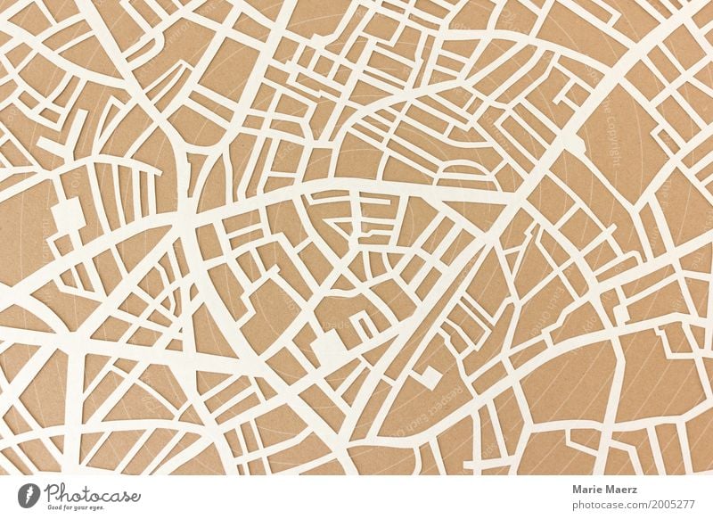 City Map Structure Design Vacation & Travel Town Street Esthetic Authentic Brown Curiosity Complex Mobility Arrangement Tourism Logistics Lanes & trails