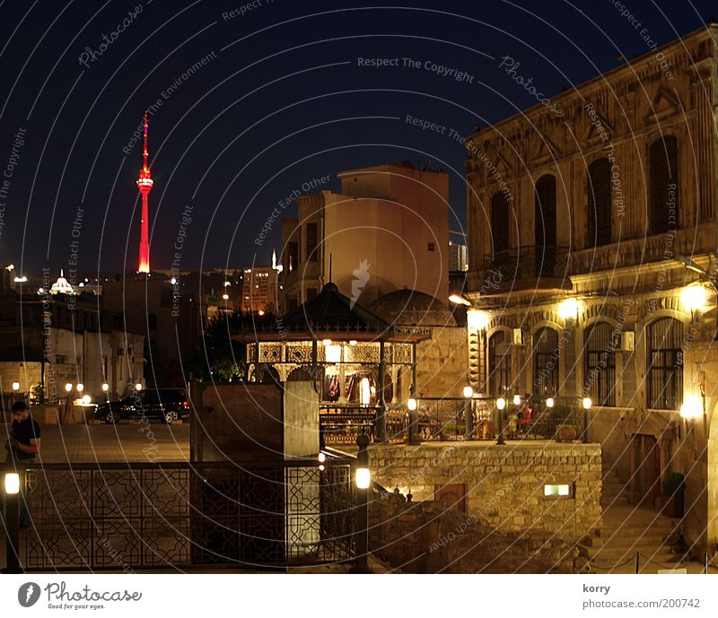 Moderne im Orient Baku Azerbaijan Asia Capital city Old town House (Residential Structure) Places Tower Manmade structures Building Monument Beautiful