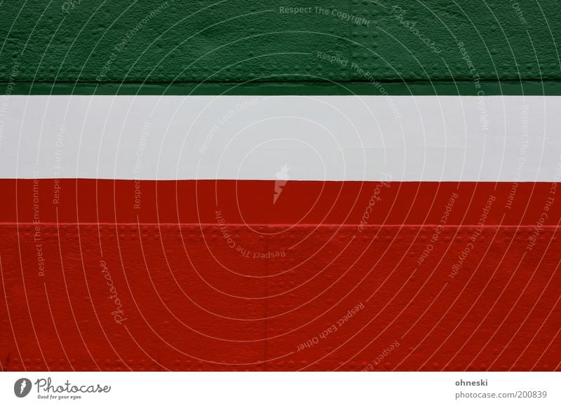 coalition talks Rivet Colour Metal Green Red White Line Colour photo Multicoloured Exterior shot Abstract Pattern Structures and shapes Copy Space top