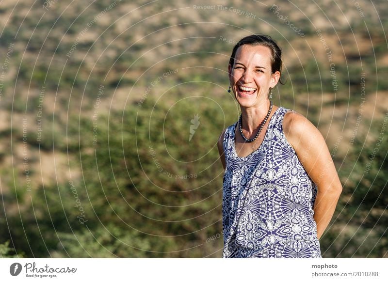 Happy young woman in nature #3 Lifestyle Joy Feminine Woman Adults Mother 1 Human being 30 - 45 years Nature Smiling Laughter Brash Friendliness Happiness Fresh