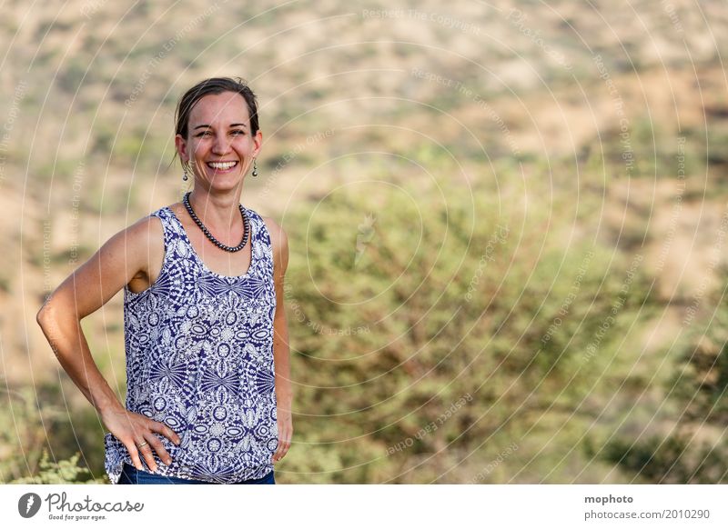 Happy young woman in nature #2 Lifestyle Joy Feminine Woman Adults Mother 1 Human being 30 - 45 years Nature Smiling Laughter Brash Friendliness Happiness Fresh