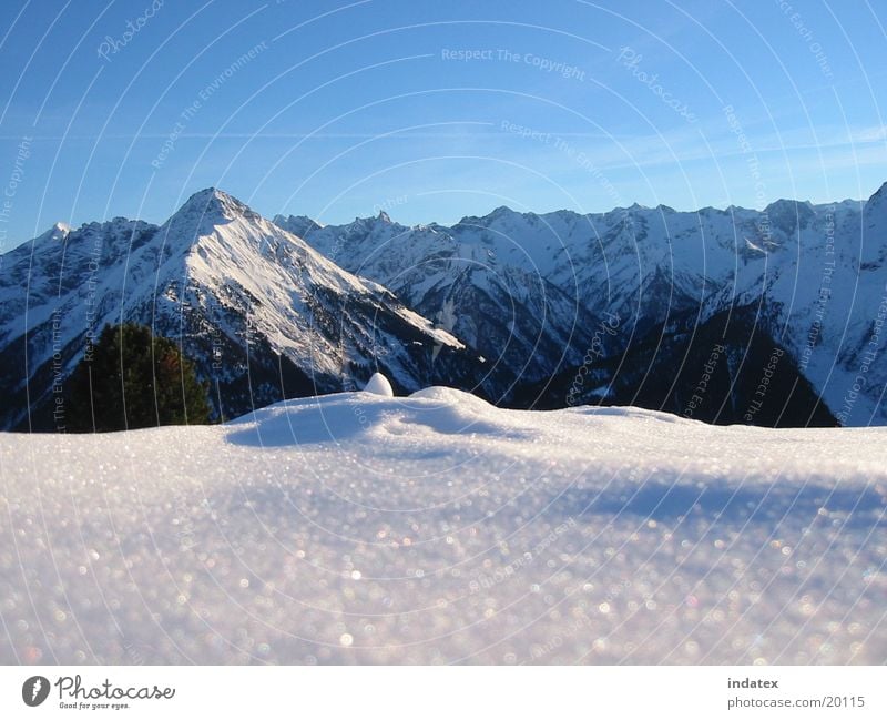 winter Winter Mountain Snow Nature