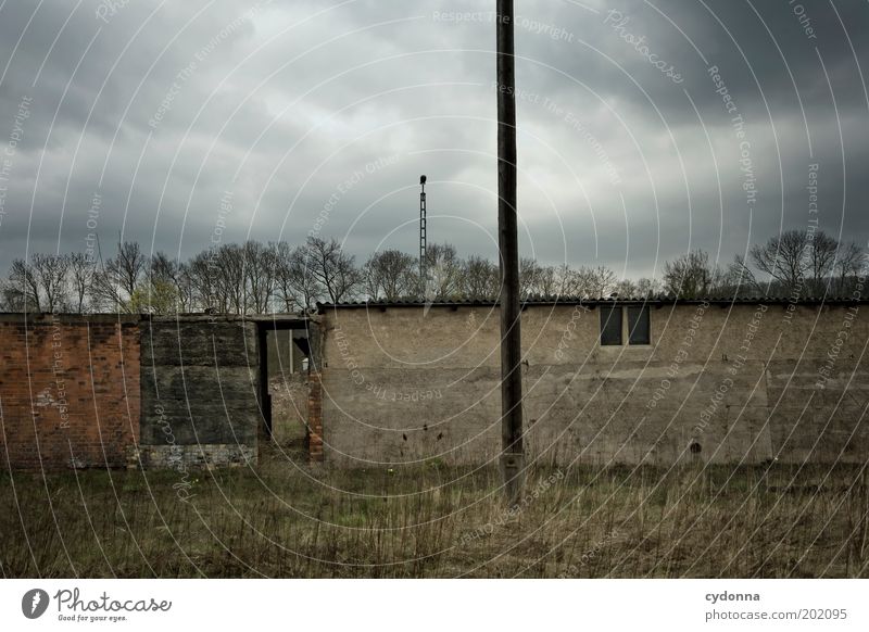 PAST HISTORY Environment Nature Landscape Clouds Storm clouds Bad weather Meadow Ruin Building Wall (barrier) Wall (building) Loneliness Apocalyptic sentiment