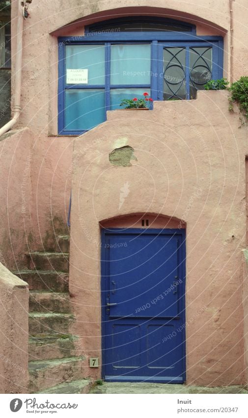 Blue door Southern France Vacation & Travel Architecture Stairs