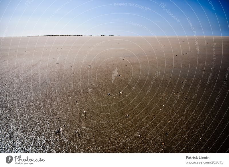 freedom Environment Nature Landscape Elements Sand Air Water Sky Cloudless sky Horizon Sun Summer Climate Weather Waves Coast Beach North Sea Ocean Island