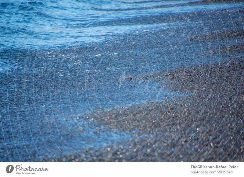 lava edge Environment Nature Landscape Beautiful weather Blue Black Lava beach Stone Iceland Beach Water Ocean Wet Structures and shapes Colour photo