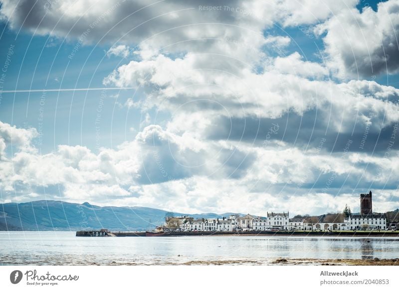 Inveraray Sky Clouds Spring Beautiful weather Coast Bay Scotland Village Small Town Skyline House (Residential Structure) Maritime Idyll Vacation & Travel