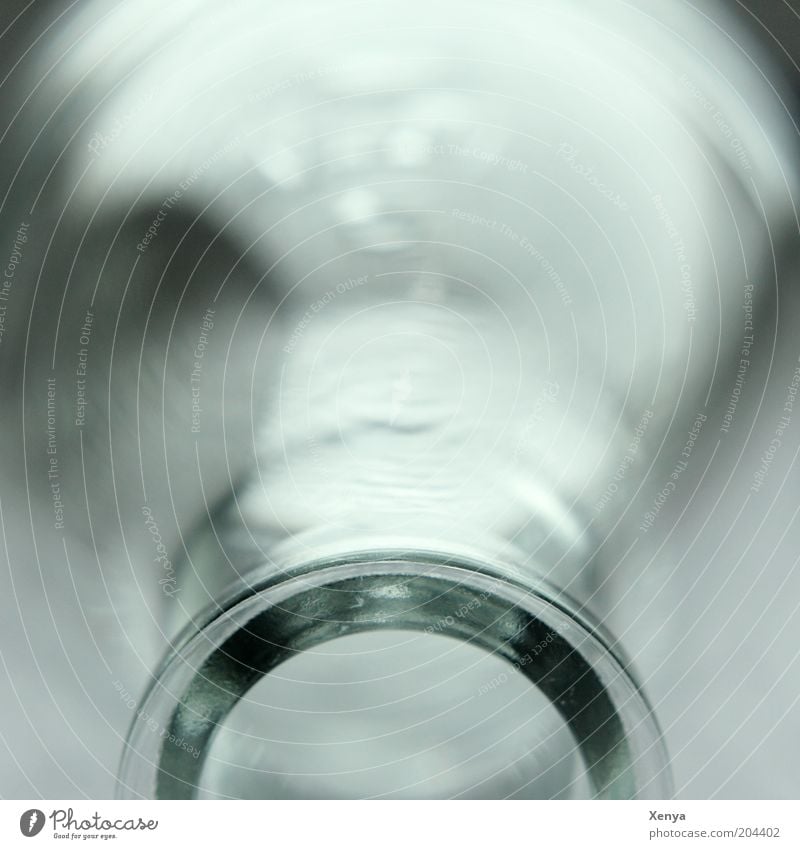 bottle Drinking Drinking water Bottle Glass Cold Esthetic Neck of a bottle Subdued colour Close-up Shallow depth of field Considerable Copy Space top