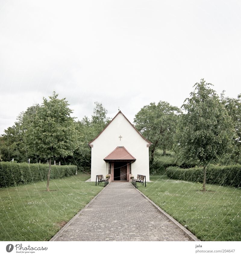 prayer house Sky Tree Grass Bushes Meadow Church Manmade structures Building Architecture Lanes & trails Gray Green Small Prayer Religion and faith