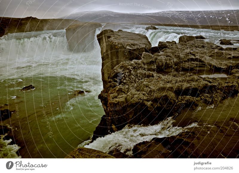 Iceland Environment Nature Landscape Elements Water Climate Rock Canyon Waterfall Exceptional Dark Fantastic Cold Wet Natural Wild Moody Loneliness Uniqueness