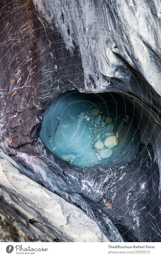 glacial mill Nature Elements Water Blue Gray Black Silver Turquoise White Brook Stone Wet Cold Rock Mill Swimming pool Structures and shapes Switzerland Tourism