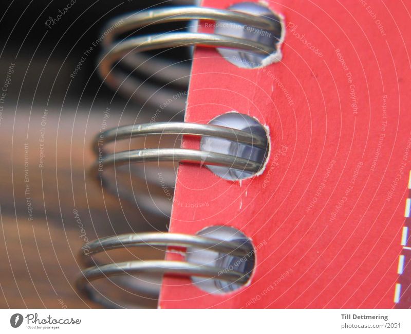 Ring Binder Macro Loose-leaf Leaf Circle