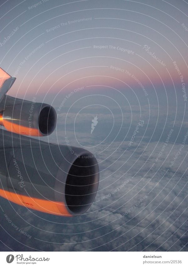 LH 758 Frankfurt-Chennai Airplane Sunset Clouds Engines Afghanistan Asia Above the clouds Aviation