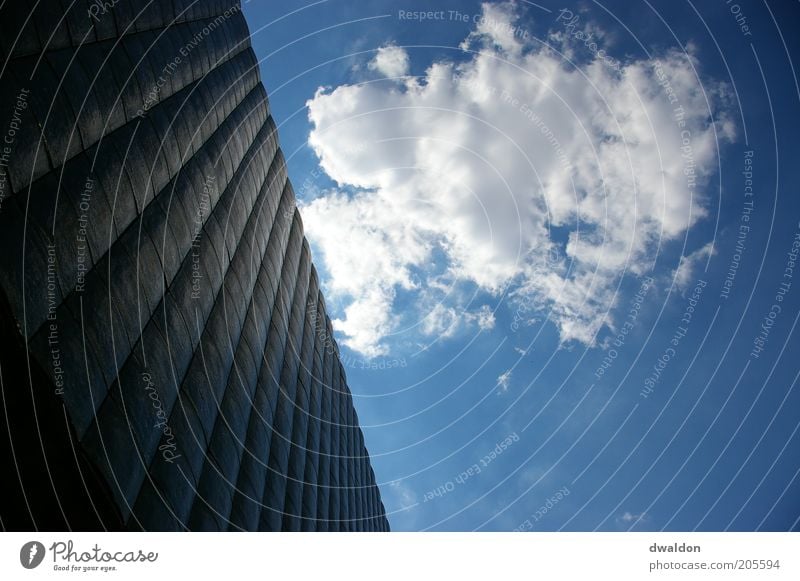 Stone & Sky Prague Czech Republic High-rise Manmade structures Building Architecture Facade Modern Sky blue Clouds Colour photo Exterior shot