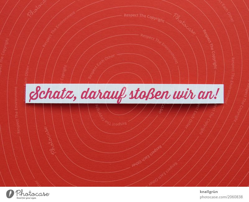 Honey, toast to that! Characters Signs and labeling Communicate Sharp-edged Happiness Together Red White Emotions Moody Joy Happy Joie de vivre (Vitality)