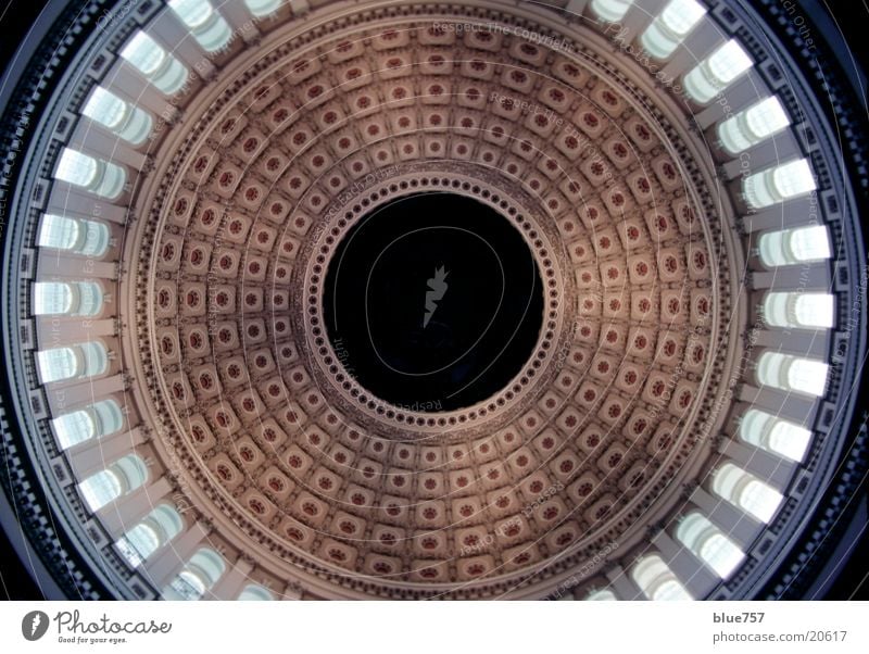 capitol United States Capitol Domed roof Round Worm's-eye view Architecture Washington DC USA sphere