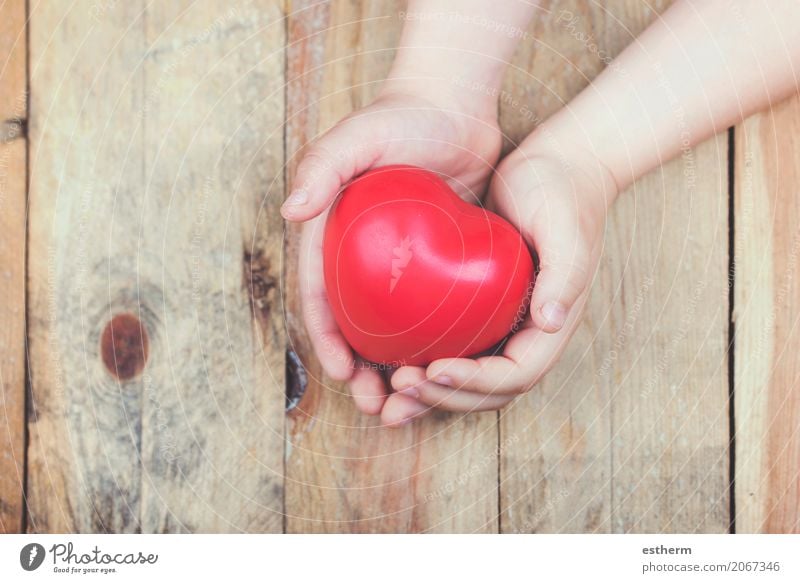 Heart in a child's hands Lifestyle Healthy Health care Medical treatment Wellness Human being Masculine Feminine Child Girl Breasts Hand Fingers 1 8 - 13 years