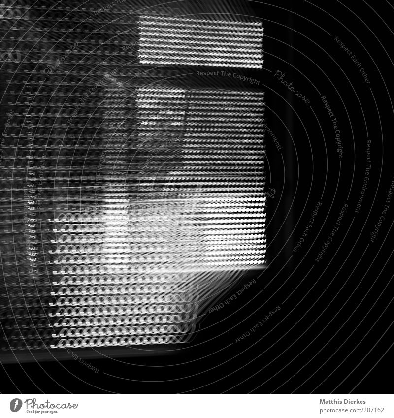 windows Window Venetian blinds Zoom effect Undo Flat (apartment) Black & white photo Fear Threat Alarming Living or residing Abstract Interior shot Day Night