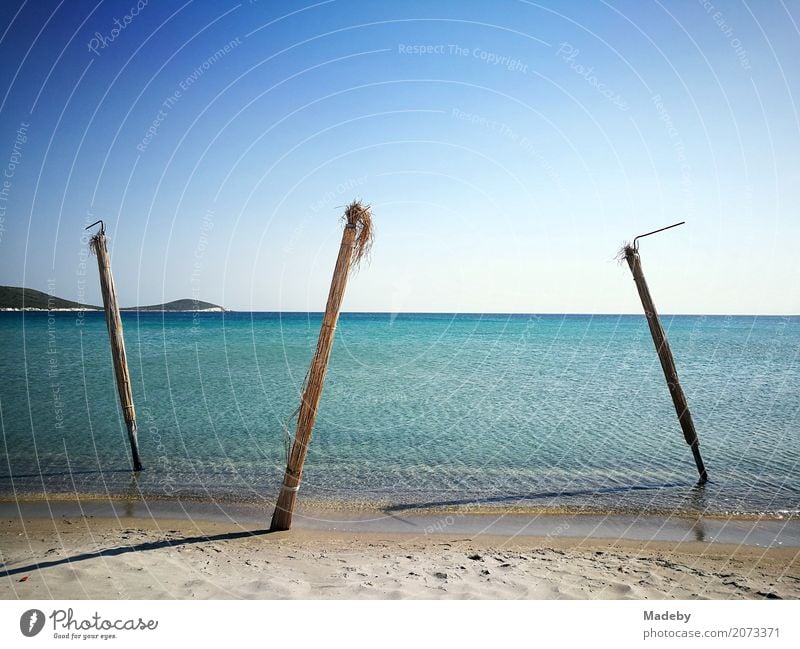 Beach in the bay of Alacati near Izmir in Turkey Vacation & Travel Tourism Far-off places Freedom Summer Summer vacation Sun Ocean Sculpture Nature Landscape