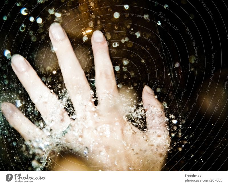 welding hands Personal hygiene Manicure Wellness Well-being Bathroom Human being Masculine Hand Fingers Water Drops of water Colour photo Interior shot