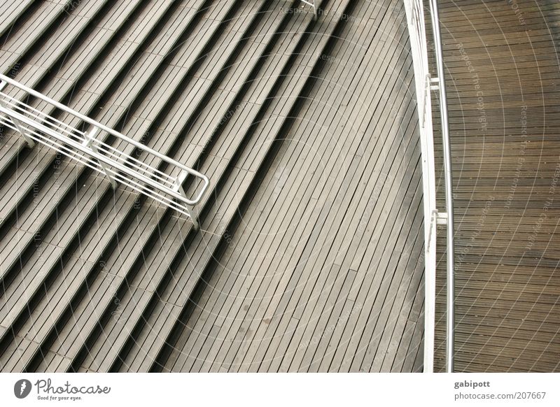 staircases Stairs Banister Tourist Attraction Symmetry Line Curve Graphic Subdued colour Exterior shot Deserted Day Contrast Bird's-eye view