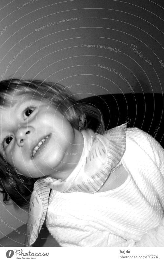 peekaboo Girl Child Black & white photo