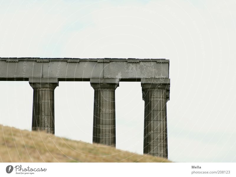 monumental Vacation & Travel Sightseeing Edinburgh Scotland Great Britain Europe Deserted Manmade structures Architecture Column Tourist Attraction Monument